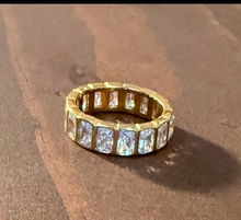 Load image into Gallery viewer, waterproof bezel set cz ring
