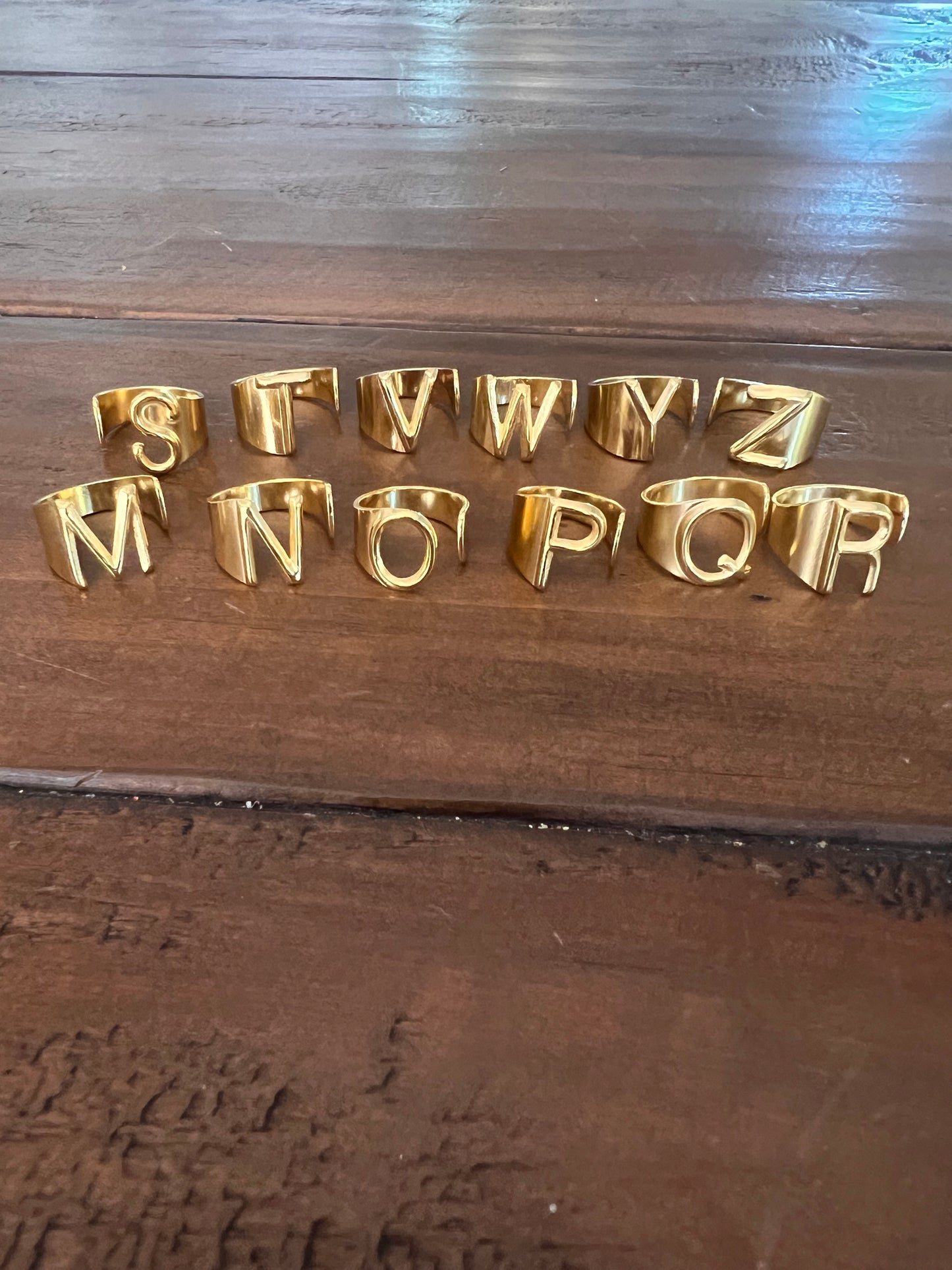waterproof letter ring