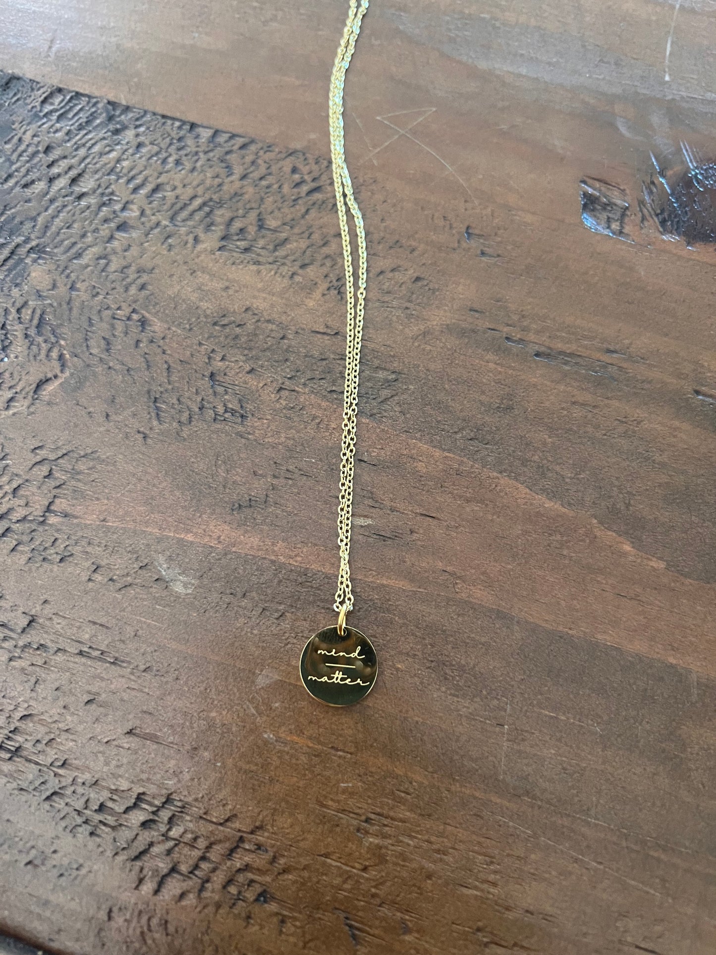 simple mantra necklaces