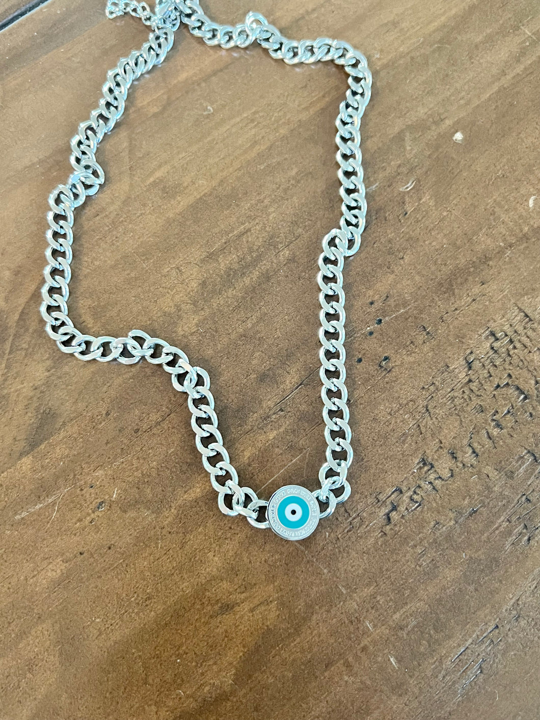 evil eye cuban chain