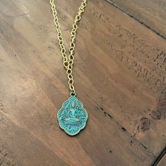 relic coin pendant necklace