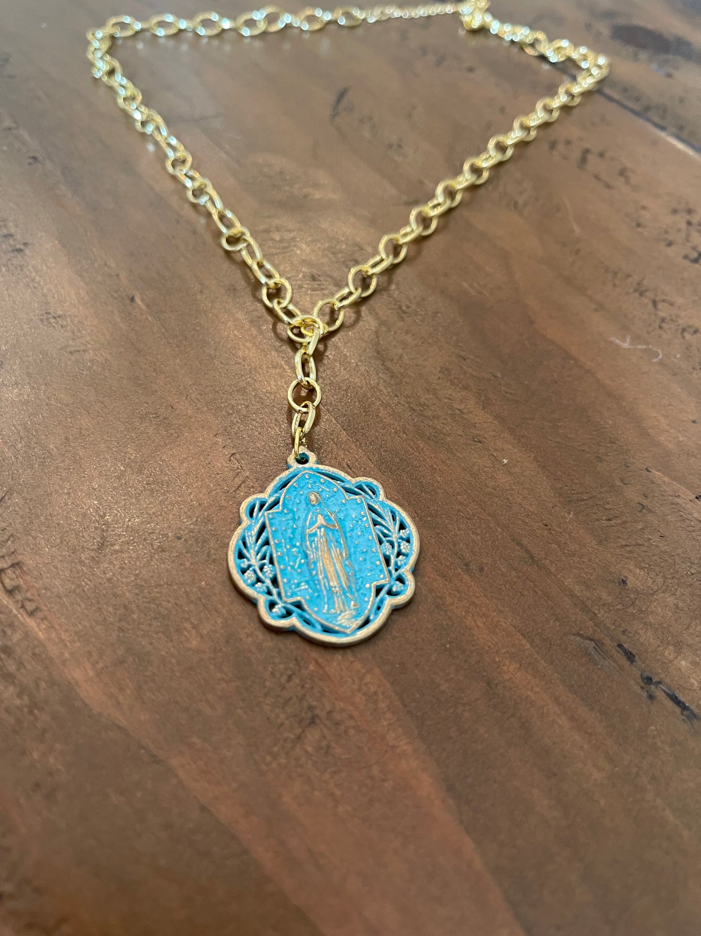 relic coin pendant necklace