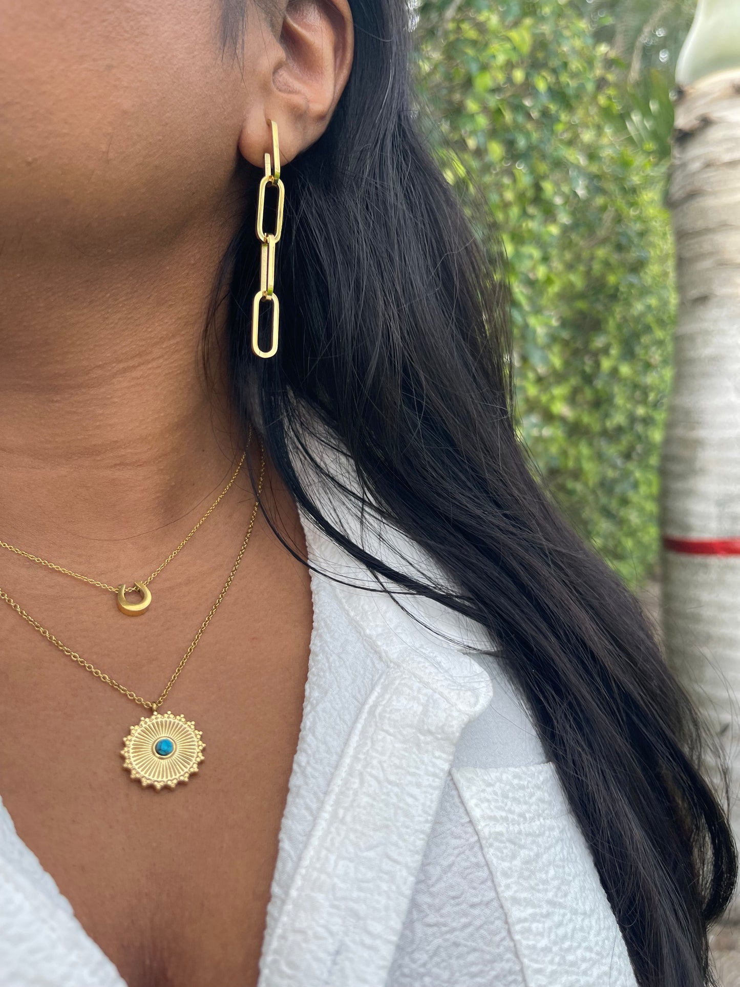 paperclip earrings