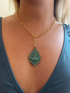 relic coin pendant necklace