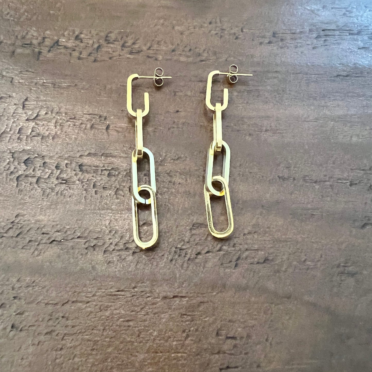 paperclip earrings