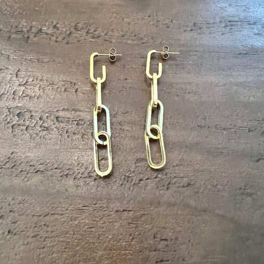 paperclip earrings