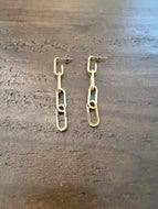 paperclip earrings