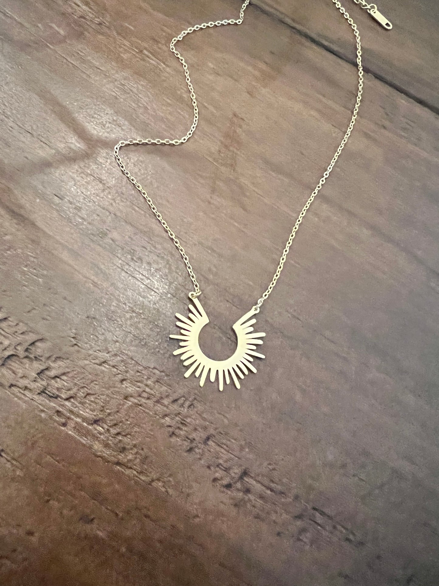 sun ray necklace