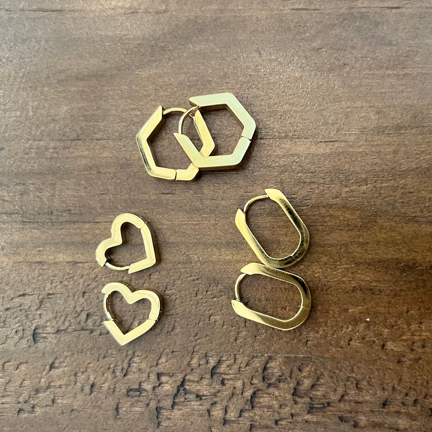 small geometric hoops