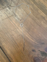 Load image into Gallery viewer, circle lariat necklace