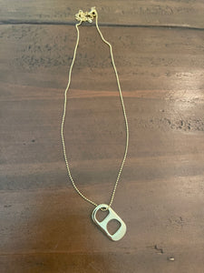 tab necklace
