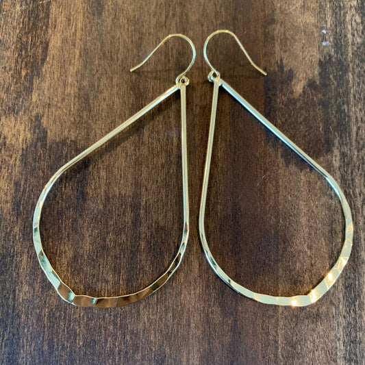 large teardrop earrings