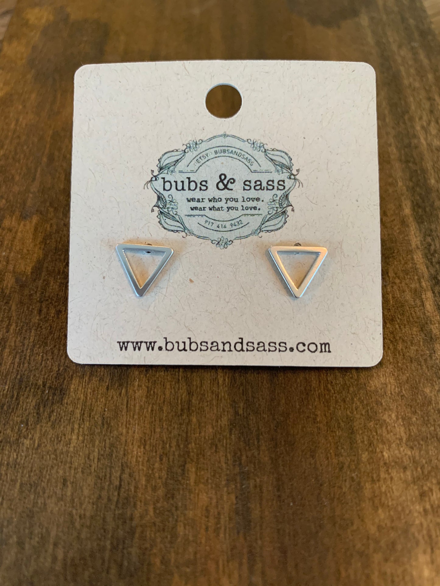 tiny geometric stud earrings