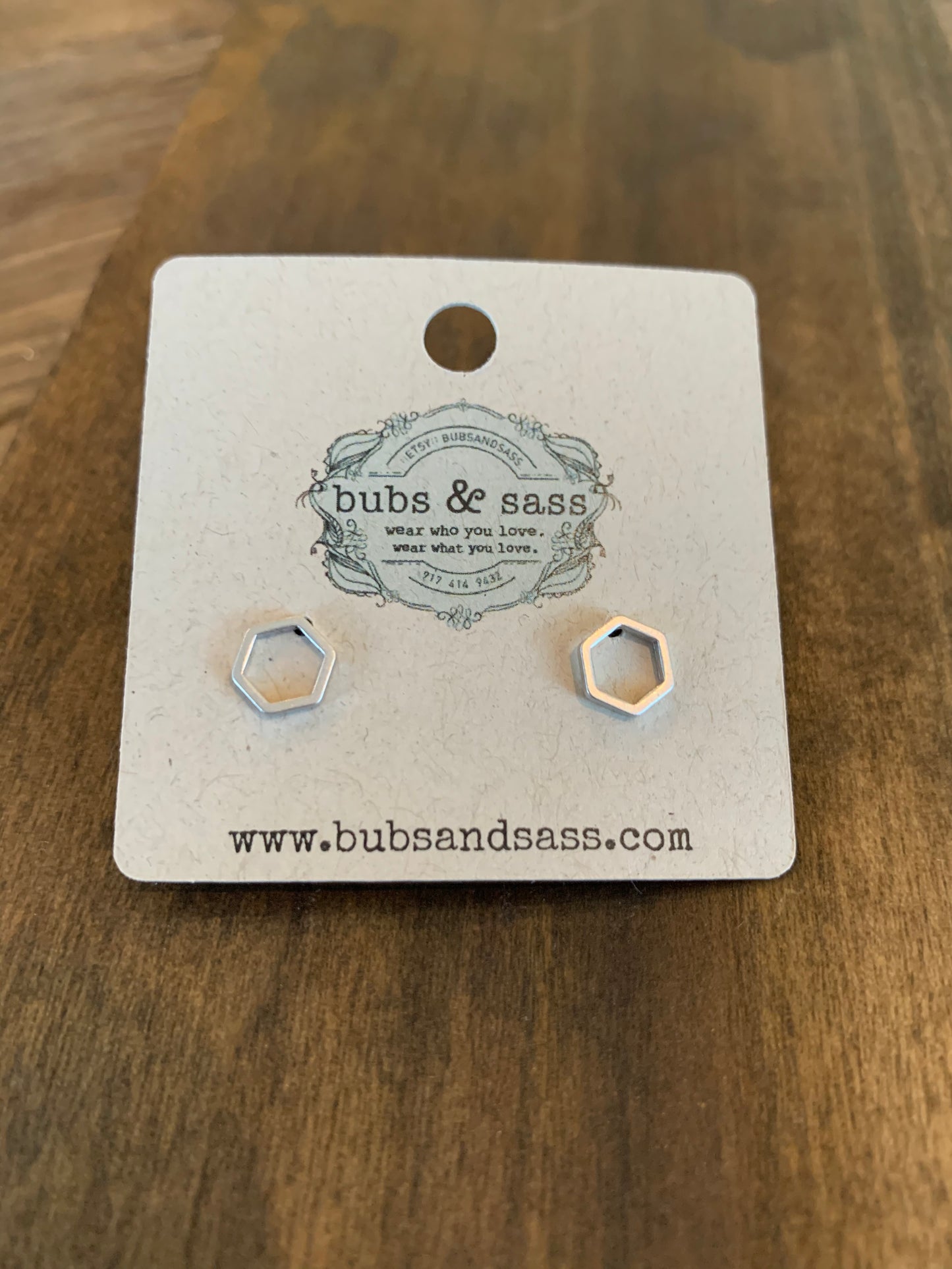 tiny geometric stud earrings