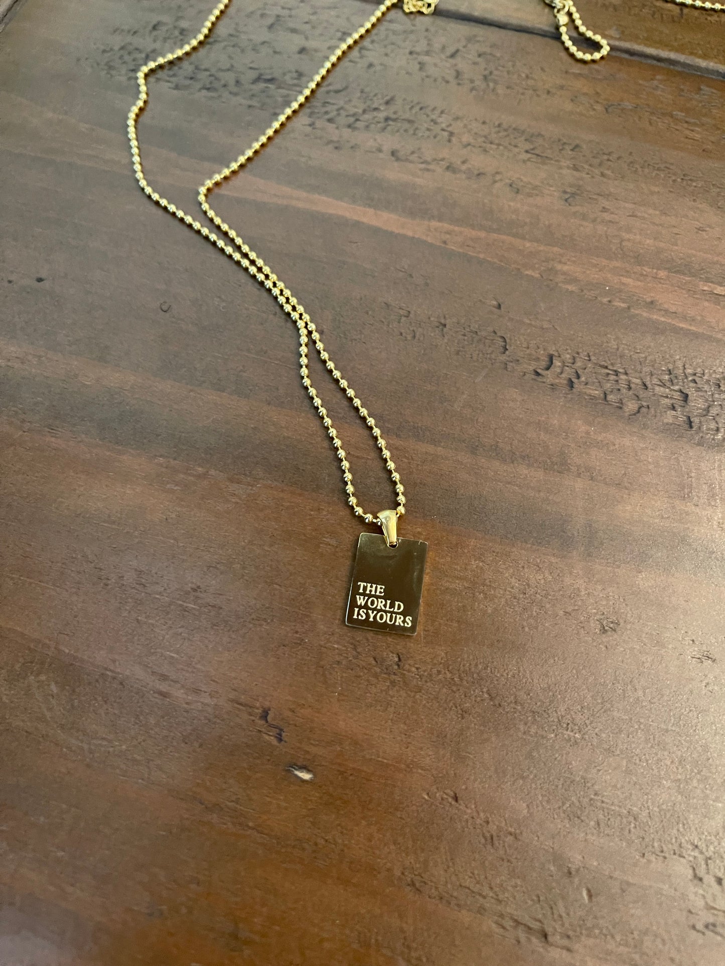 inspiration tag necklaces