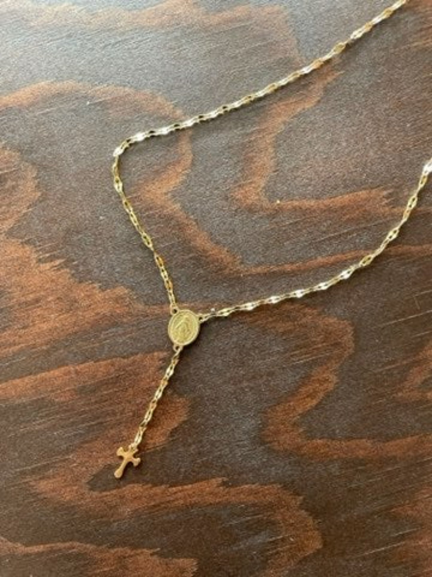 gold chain rosary