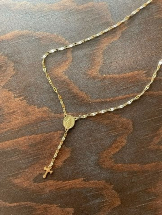 gold chain rosary