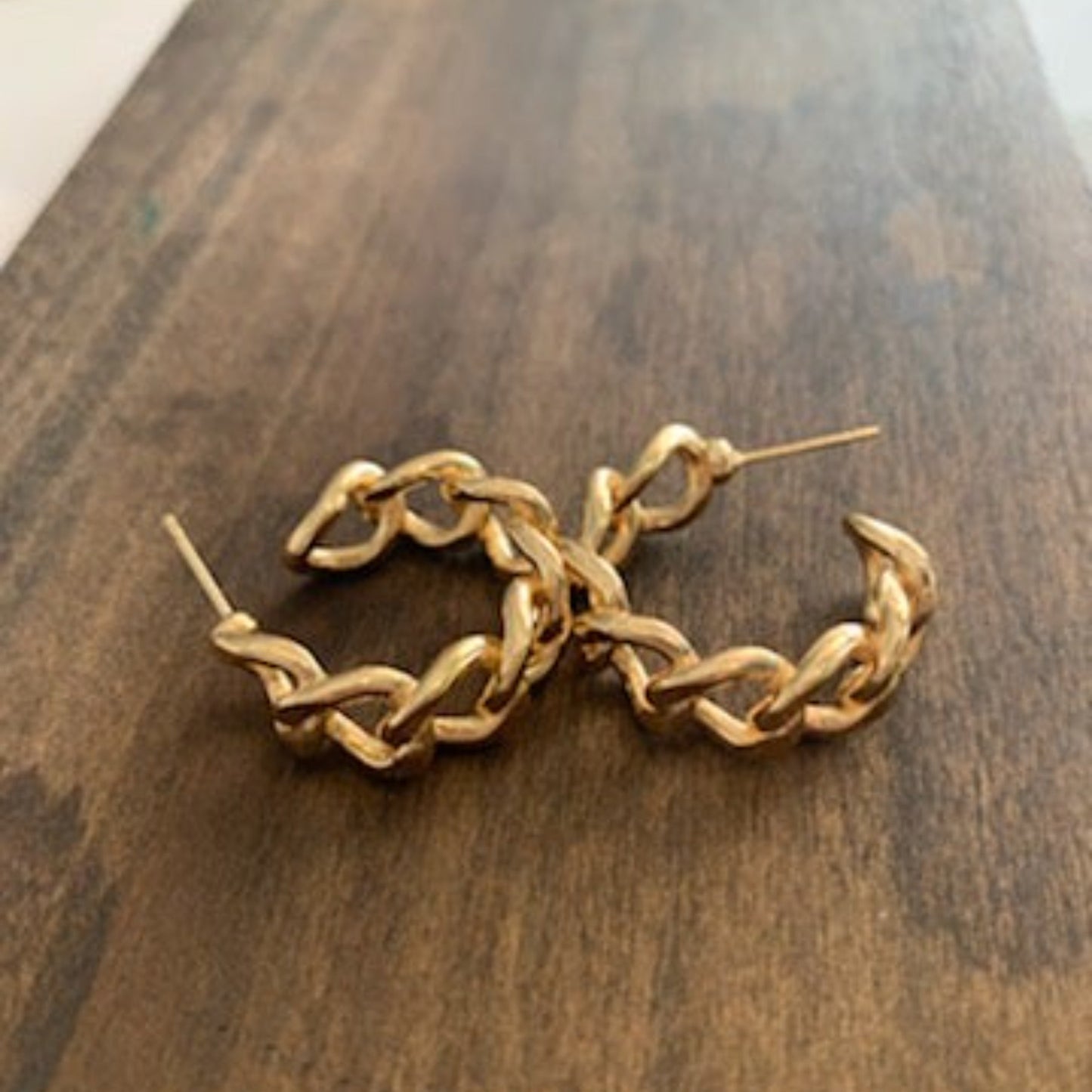 chunky chain hoops