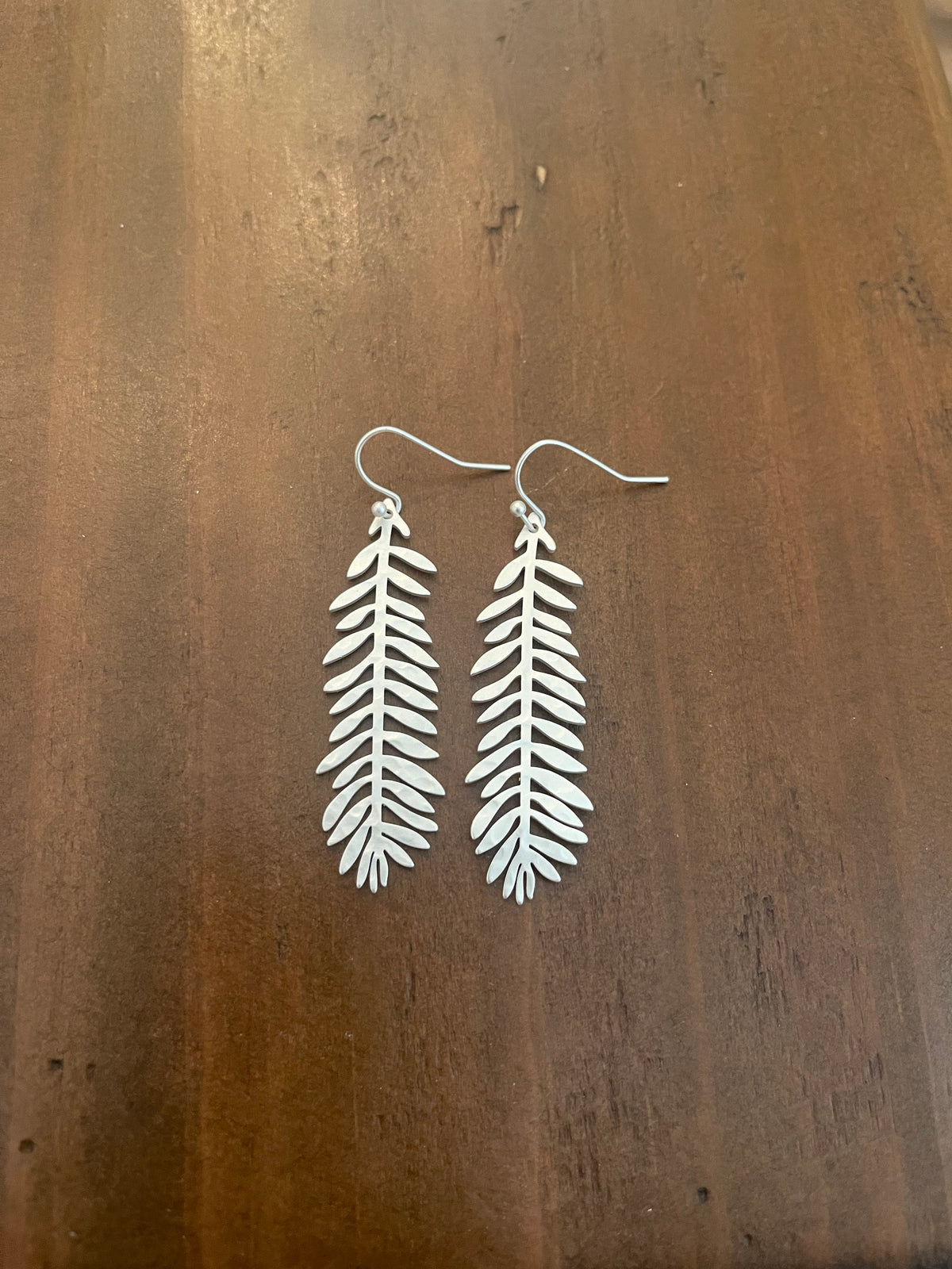 funky feather earrings