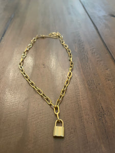 padlock necklace