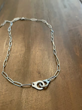 Load image into Gallery viewer, handcuff paperclip necklace
