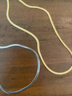 thin snake chain necklace