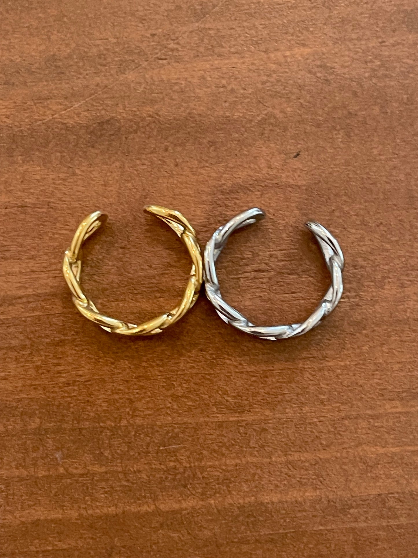 adjustable waterproof cuban ring