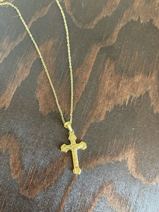simple cross necklace