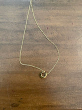 Load image into Gallery viewer, lucky little horseshoe pendant necklace