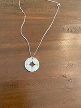 Load image into Gallery viewer, large compass pendant necklace