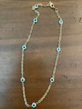 Load image into Gallery viewer, classic evil eye choker