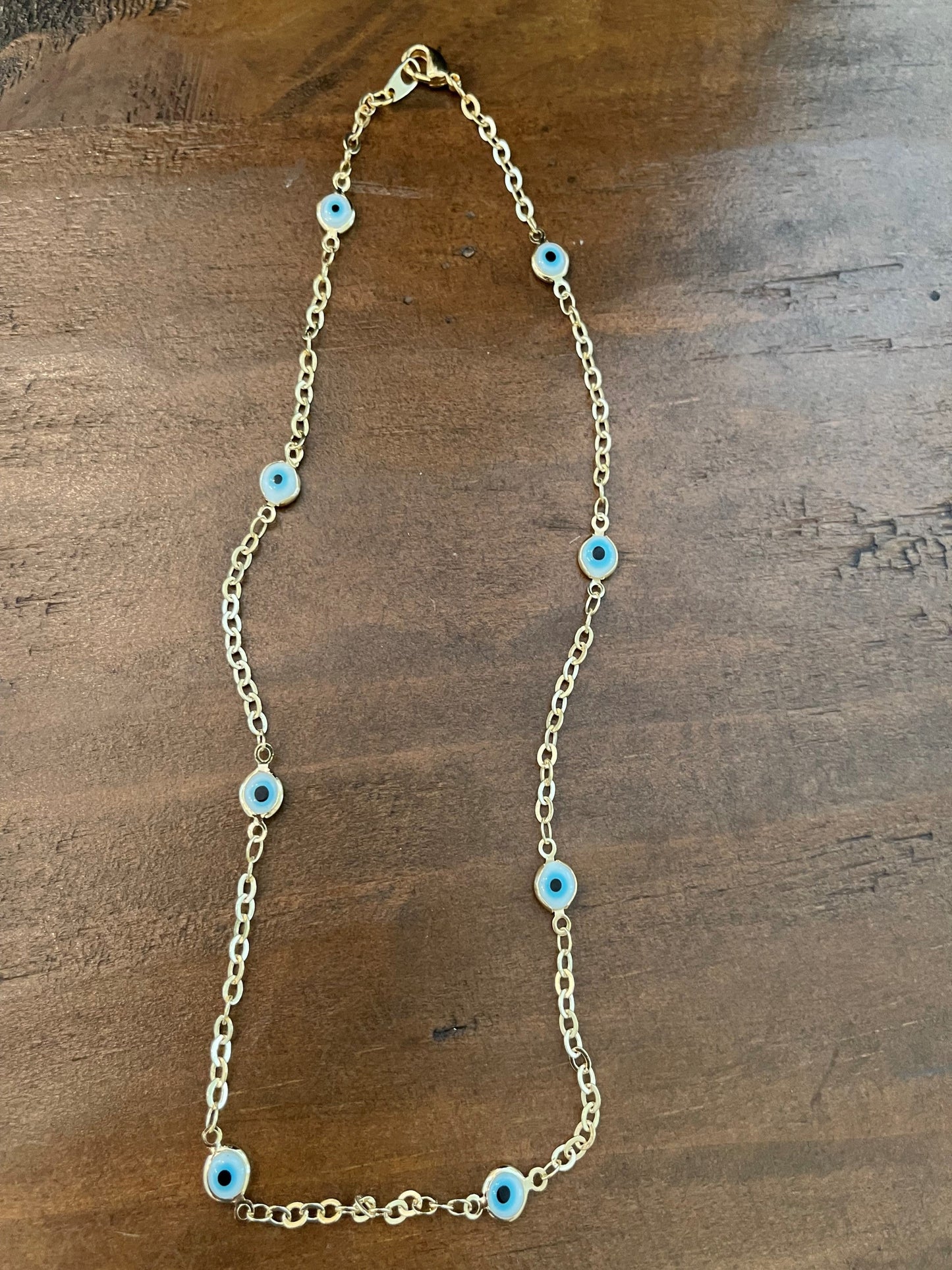 classic evil eye choker