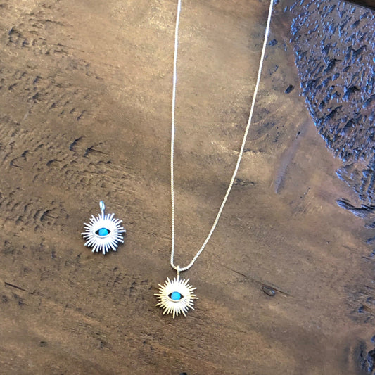 evil eye pendant necklace