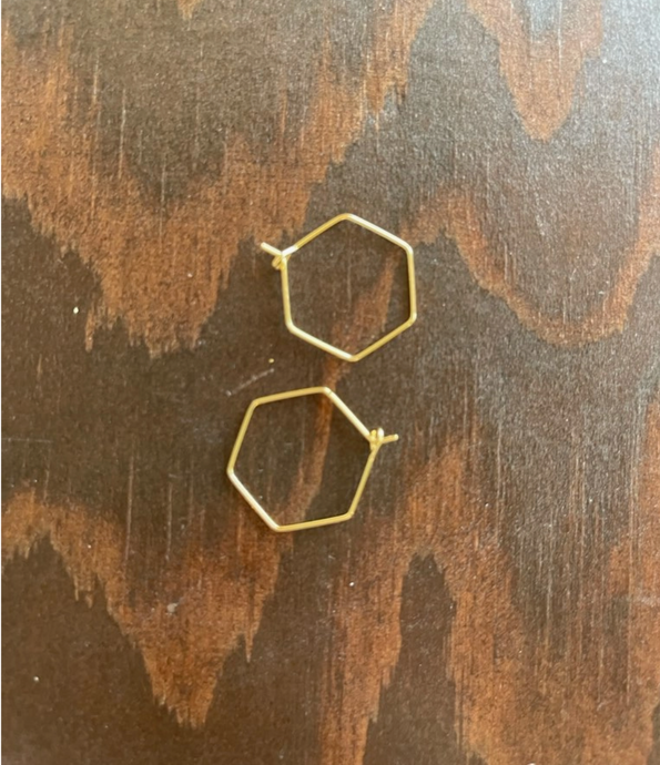 small hexagon hoop