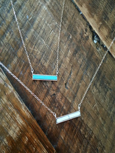 baby bar connector necklace