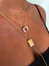 Load image into Gallery viewer, small horn pendant necklace