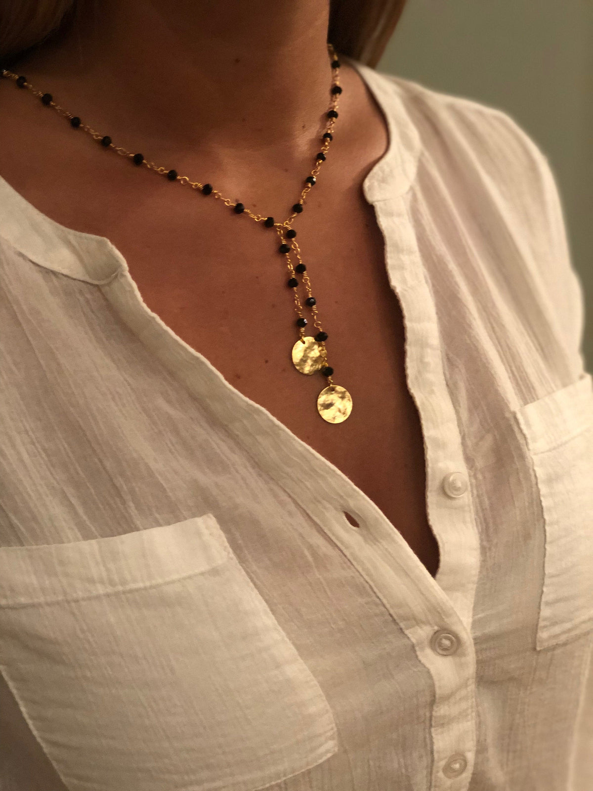rosary bead necklace