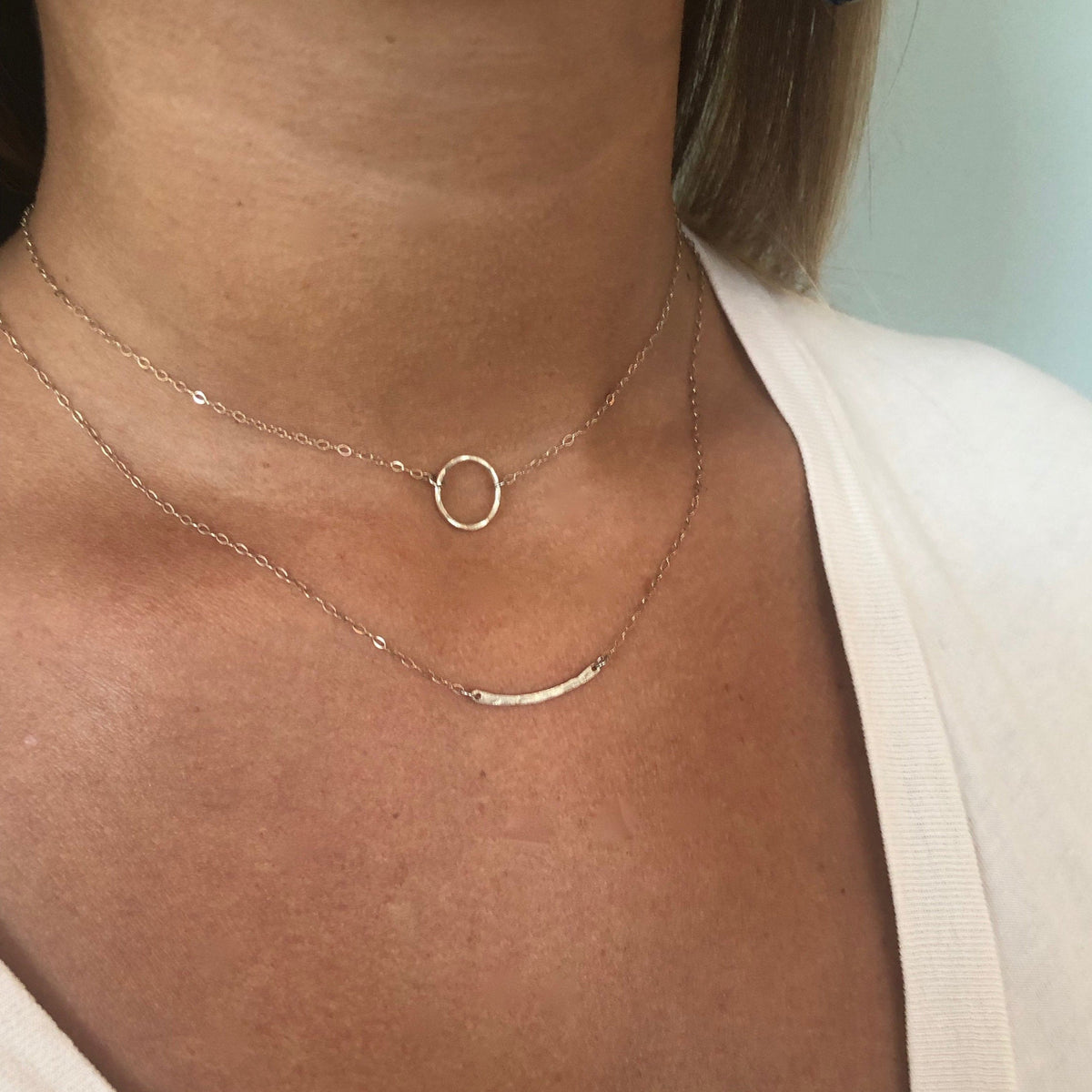 circle necklace