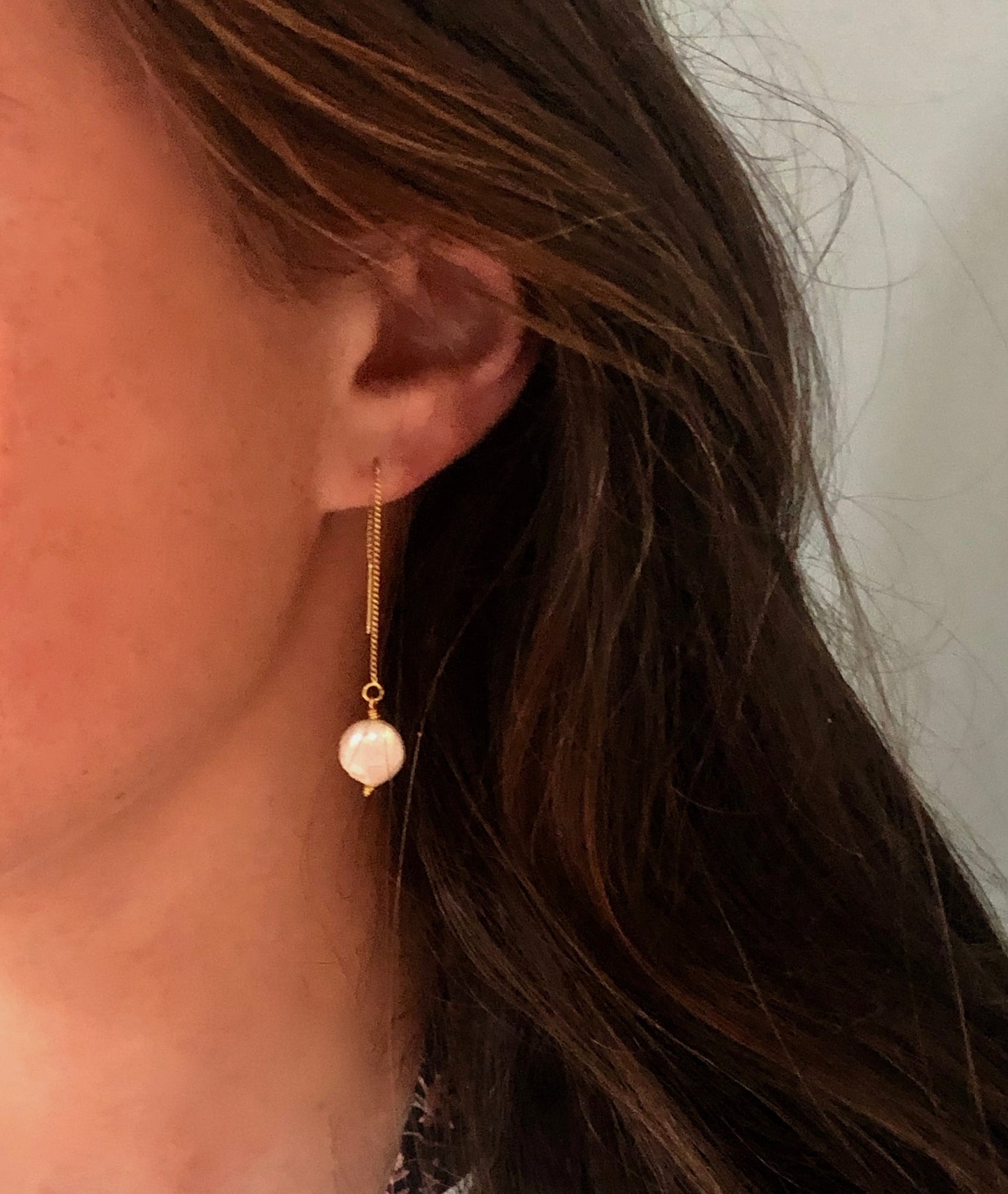 threader dangle earrings