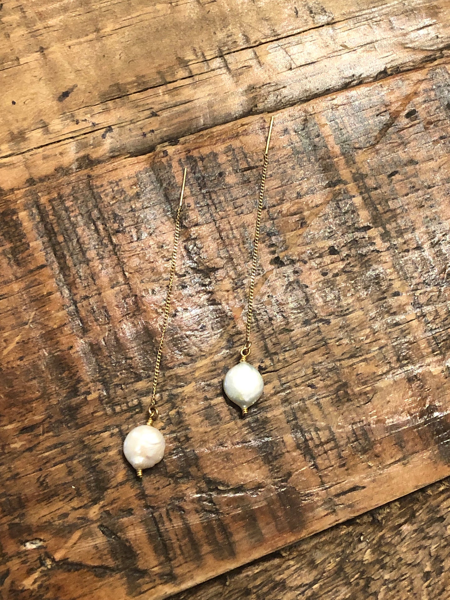 threader dangle earrings