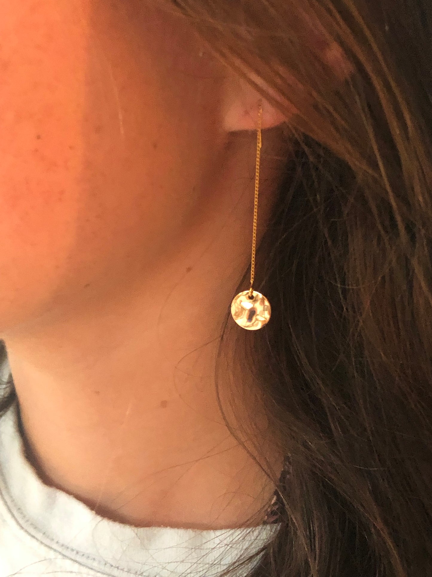 threader dangle earrings