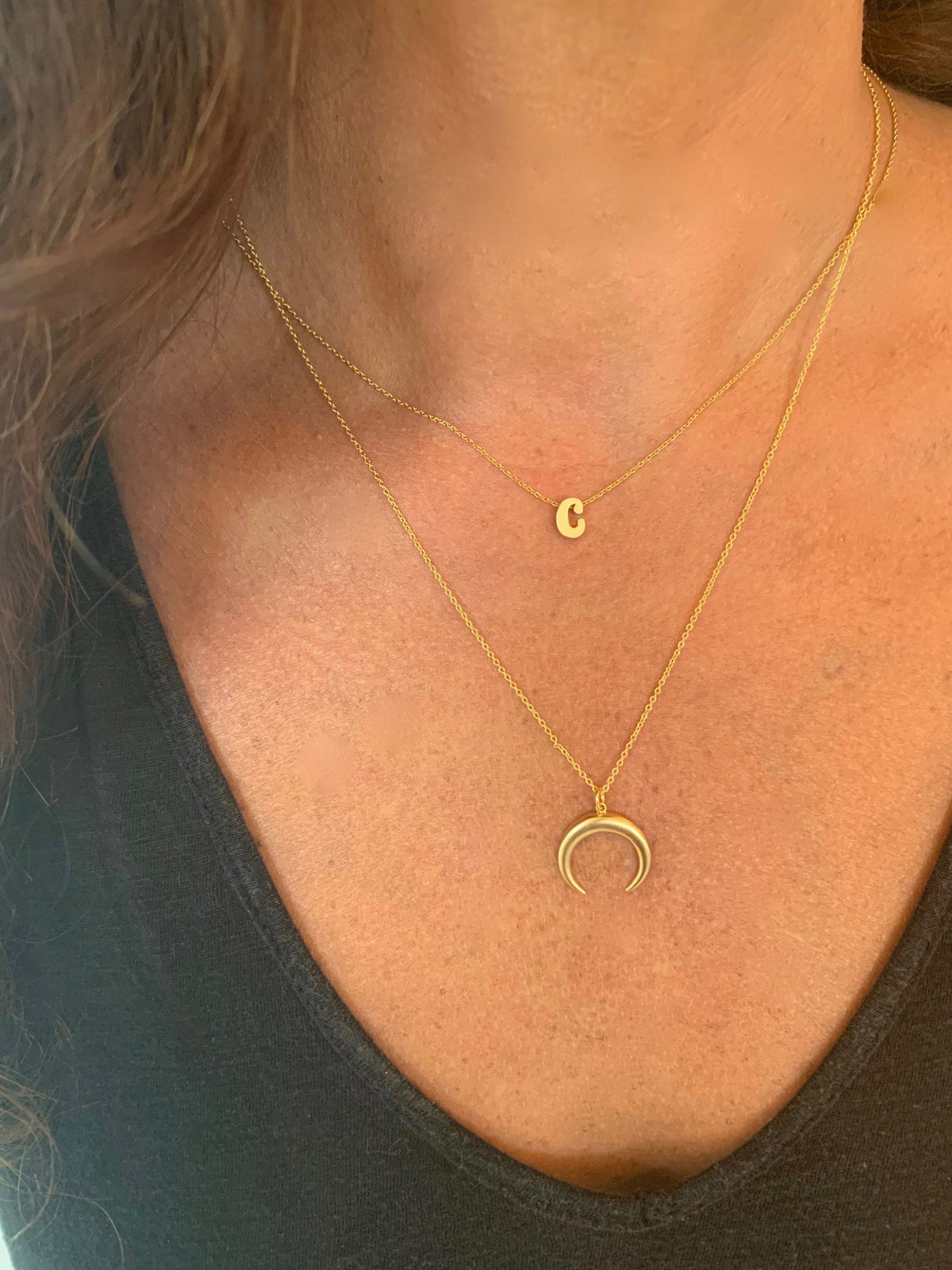 horn necklace