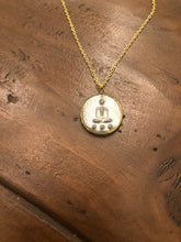Load image into Gallery viewer, buddha coin pendant necklace