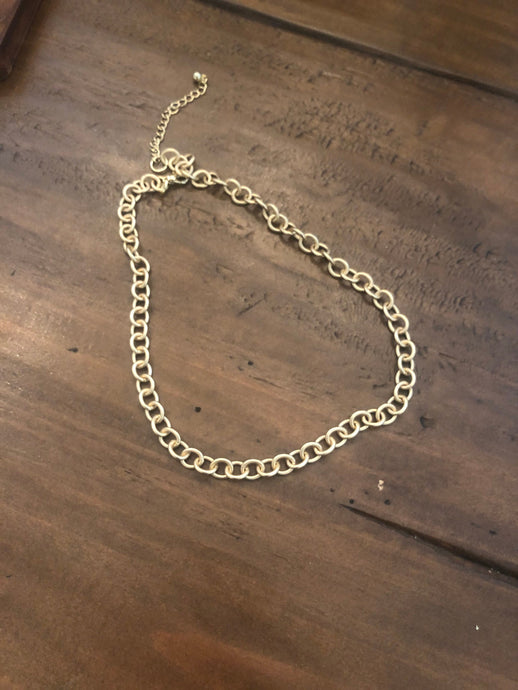 rolo chain choker/necklace