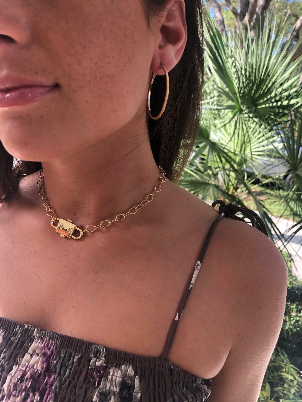 padlock necklace
