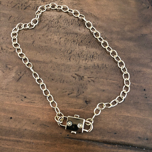 padlock necklace
