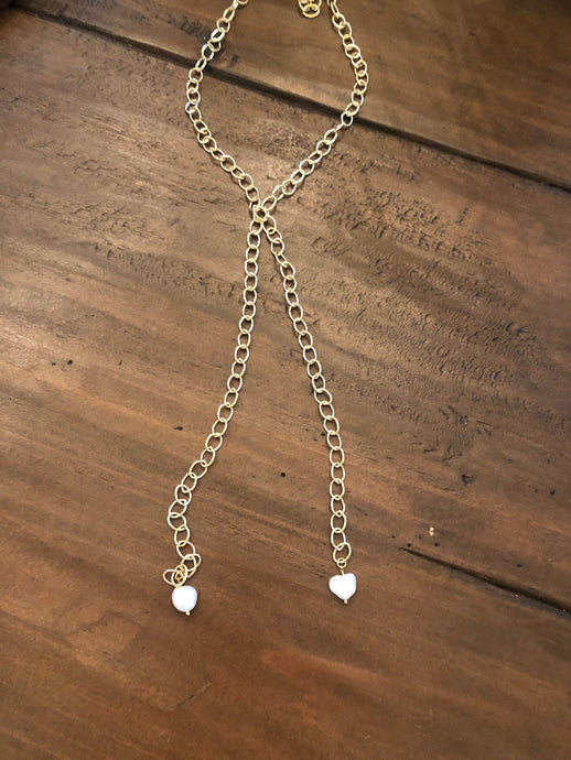 fresh water pearl wrap necklace