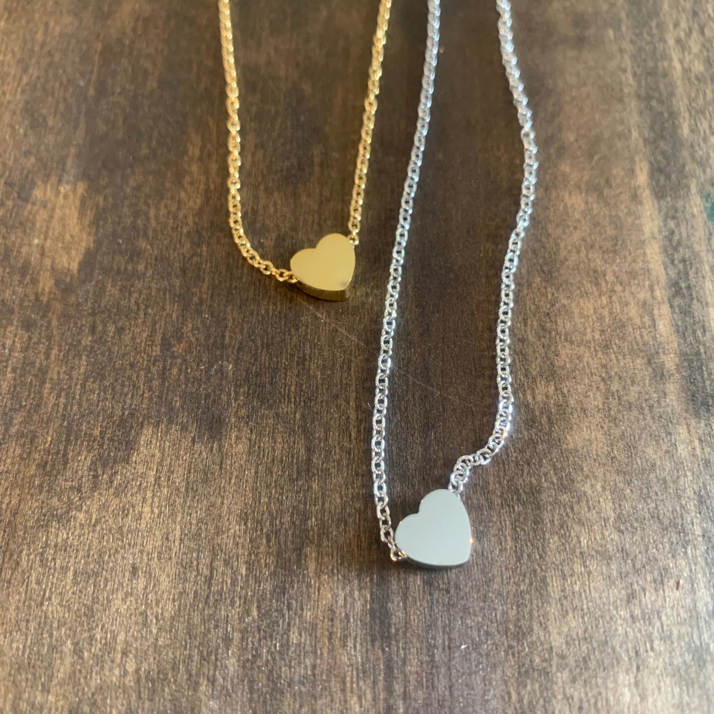 tiny heart necklace