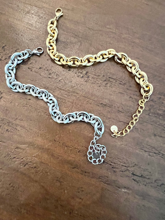 chunky link bracelet