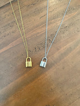 Load image into Gallery viewer, padlock necklace